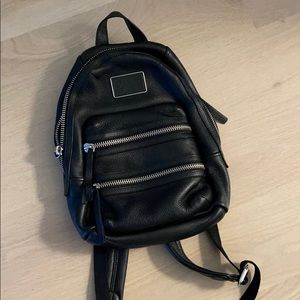 MARC by Marc Jacobs black leather backpack